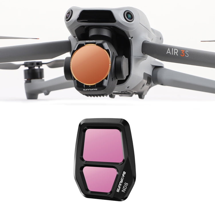 For DJI Air 3S Sunnylife Camera Lens Filter, MCUV, ND8, ND16, ND32, ND64, CPL, ND8PL, ND16PL, ND32PL, ND64PL, 3 in 1 CPL ND8 ND16, 4 in 1 ND8-64, 4 in 1 ND8-64PL, 4 in 1 UV CPL ND32 ND64, 6 in 1 UV CPL ND8-64 For DJI Air 3S Sunnylife Camera Lens Filter, MCUV, ND8, ND16, ND32, ND64, CPL, ND8PL, ND16PL, ND32PL, ND64PL, 3 in 1 CPL ND8 ND16, 4 in 1 ND8-64, 4 in 1 ND8-64PL, 4 in 1 UV CPL ND32 ND64, 6 in 1 UV CPL ND8-64